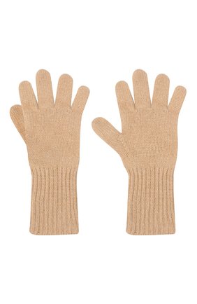 Детские кашемировые перчатки GIORGETTI CASHMERE бежевого цвета, арт. MB1699/8A | Фото 2 (Материал: Кашемир, Шерсть, Текстиль)