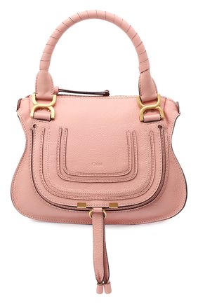 Женская сумка marcie small CHLOÉ розового цвета по цене 133500 руб., арт. CHC17WS928161 | Фото 1 Женская сумка marcie small CHLOÉ розового цвета, арт. CHC17WS928161 | Фото 1