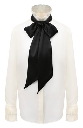 Женская шелковая блузка RALPH LAUREN кремвого цвета по цене 207000 руб., арт. 290824561 | Фото 1 Женская шелковая блузка RALPH LAUREN кремвого цвета, арт. 290824561 | Фото 1