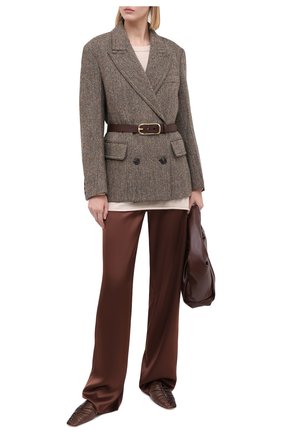 Женский кашемировый свитер EXTREME CASHMERE бежевого цвета по цене 41250 руб., арт. 136/HEIN | Фото 2 Женский кашемировый свитер EXTREME CASHMERE бежевого цвета, арт. 136/HEIN | Фото 2