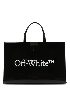 Женский сумка box OFF-WHITE черно-белого цвета по цене 89700 руб., арт. 0WNA058E20LEA0011001 | Фото 1 Женский сумка box OFF-WHITE черно-белого цвета, арт. 0WNA058E20LEA0011001 | Фото 1