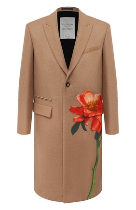 Мужской шерстяное пальто valentino x inez & vinoodh VALENTINO бежевого цвета по цене 353000 руб., арт. UV0CAD656UY | Фото 1 Мужской шерстяное пальто valentino x inez & vinoodh VALENTINO бежевого цвета, арт. UV0CAD656UY | Фото 1
