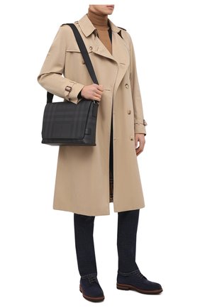 Мужская сумка BURBERRY темно-серого цвета по цене 67500 руб., арт. 8025158 | Фото 2 Мужская сумка BURBERRY темно-серого цвета, арт. 8025158 | Фото 2