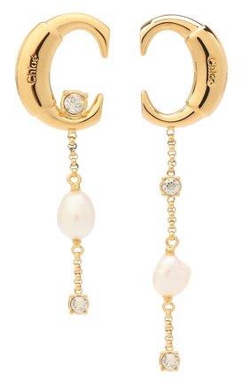 Женские серьги CHLOÉ золотого цвета по цене 43000 руб., арт. CHC20AFE75BNC | Фото 1 Женские серьги CHLOÉ золотого цвета, арт. CHC20AFE75BNC | Фото 1 (Материал: Металл)