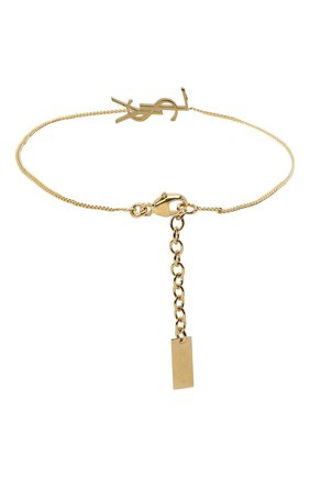 Женский браслет charm SAINT LAURENT золотого цвета по цене 19950 руб., арт. 635533/Y1500 | Фото 2 Женский браслет charm SAINT LAURENT золотого цвета, арт. 635533/Y1500 | Фото 2