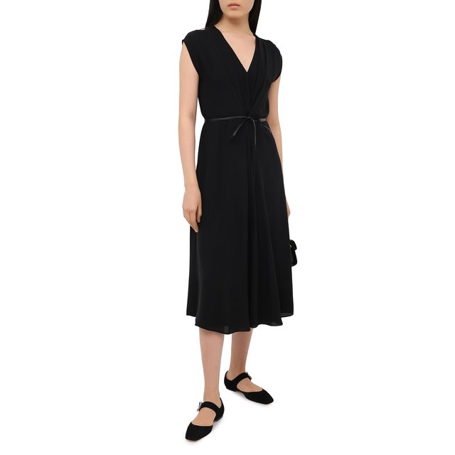 фото Шелковое платье valentino