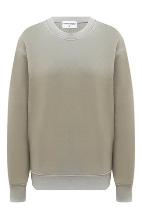 Женский хлопковый свитшот COTTON CITIZEN хаки цвета по цене 28550 руб., арт. W319189 | Фото 1 Женский хлопковый свитшот COTTON CITIZEN хаки цвета, арт. W319189 | Фото 1