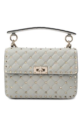 Женская сумка valentino garavani rockstud spike VALENTINO светло-серого цвета по цене 183000 руб., арт. UW0B0122/NAP | Фото 1 Женская сумка valentino garavani rockstud spike VALENTINO светло-серого цвета, арт. UW0B0122/NAP | Фото 1
