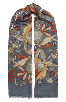 Женская шаль kykuit из кашемира и шелка LORO PIANA синего цвета по цене 141500 руб., арт. FAL3850 | Фото 1 Женская шаль kykuit из кашемира и шелка LORO PIANA синего цвета, арт. FAL3850 | Фото 1