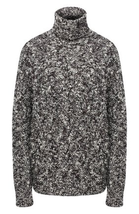 Женская шерстяной свитер DOLCE & GABBANA черно-белого цвета по цене 126000 руб., арт. FX897T/JAM4V | Фото 1 Женская шерстяной свитер DOLCE & GABBANA черно-белого цвета, арт. FX897T/JAM4V | Фото 1