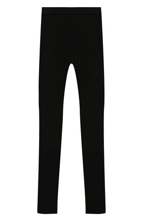 Детские брюки BALMAIN черного цвета, арт. 6N6090/NE740/4-10 | Фото 2 (Материал внешний: Синтетический материал, Вискоза; Девочки Кросс-КТ: Брюки-одежда; Ростовка одежда: 10 - 11 лет | 140 - 146см)