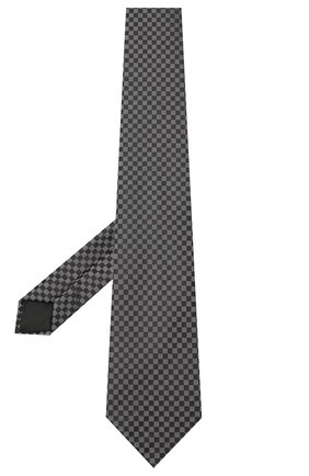 Мужской шелковый галстук LANVIN серого цвета по цене 10850 руб., арт. 3050/TIE | Фото 2 Мужской шелковый галстук LANVIN серого цвета, арт. 3050/TIE | Фото 2