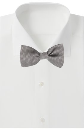 Мужской шелковый галстук-бабочка LANVIN темно-серого цвета по цене 9770 руб., арт. 11504/B0W TIE | Фото 2 Мужской шелковый галстук-бабочка LANVIN темно-серого цвета, арт. 11504/B0W TIE | Фото 2