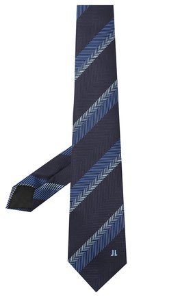 Мужской шелковый галстук LANVIN темно-синего цвета по цене 10850 руб., арт. 3029/TIE | Фото 2 Мужской шелковый галстук LANVIN темно-синего цвета, арт. 3029/TIE | Фото 2