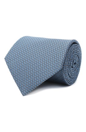 Мужской шелковый галстук LANVIN голубого цвета по цене 10850 руб., арт. 3038/TIE | Фото 1 Мужской шелковый галстук LANVIN голубого цвета, арт. 3038/TIE | Фото 1