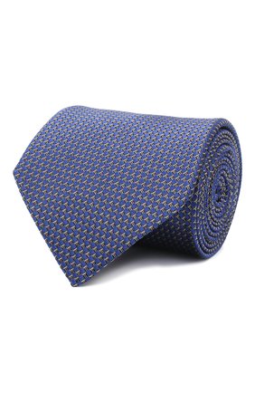 Мужской шелковый галстук LANVIN синего цвета по цене 10850 руб., арт. 3236/TIE | Фото 1 Мужской шелковый галстук LANVIN синего цвета, арт. 3236/TIE | Фото 1