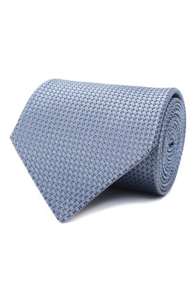 Мужской шелковый галстук LANVIN голубого цвета по цене 10850 руб., арт. 3236/TIE | Фото 1 Мужской шелковый галстук LANVIN голубого цвета, арт. 3236/TIE | Фото 1