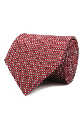 Мужской шелковый галстук LANVIN бордового цвета по цене 10850 руб., арт. 3236/TIE | Фото 1 Мужской шелковый галстук LANVIN бордового цвета, арт. 3236/TIE | Фото 1