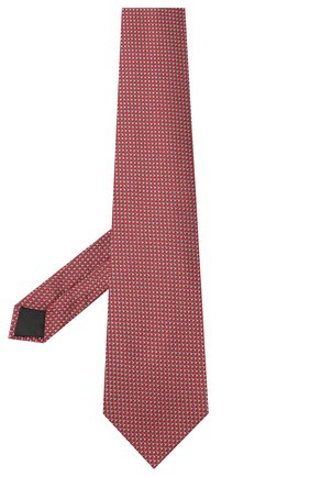Мужской шелковый галстук LANVIN бордового цвета по цене 10850 руб., арт. 3236/TIE | Фото 2 Мужской шелковый галстук LANVIN бордового цвета, арт. 3236/TIE | Фото 2