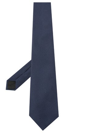 Мужской шелковый галстук LANVIN темно-синего цвета по цене 10850 руб., арт. 1207/TIE | Фото 2 Мужской шелковый галстук LANVIN темно-синего цвета, арт. 1207/TIE | Фото 2