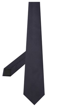 Мужской шелковый галстук LANVIN темно-синего цвета по цене 11350 руб., арт. 3010/TIE | Фото 2 Мужской шелковый галстук LANVIN темно-синего цвета, арт. 3010/TIE | Фото 2