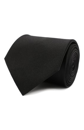 Мужской шелковый галстук LANVIN черного цвета по цене 10850 руб., арт. 3014/TIE | Фото 1 Мужской шелковый галстук LANVIN черного цвета, арт. 3014/TIE | Фото 1