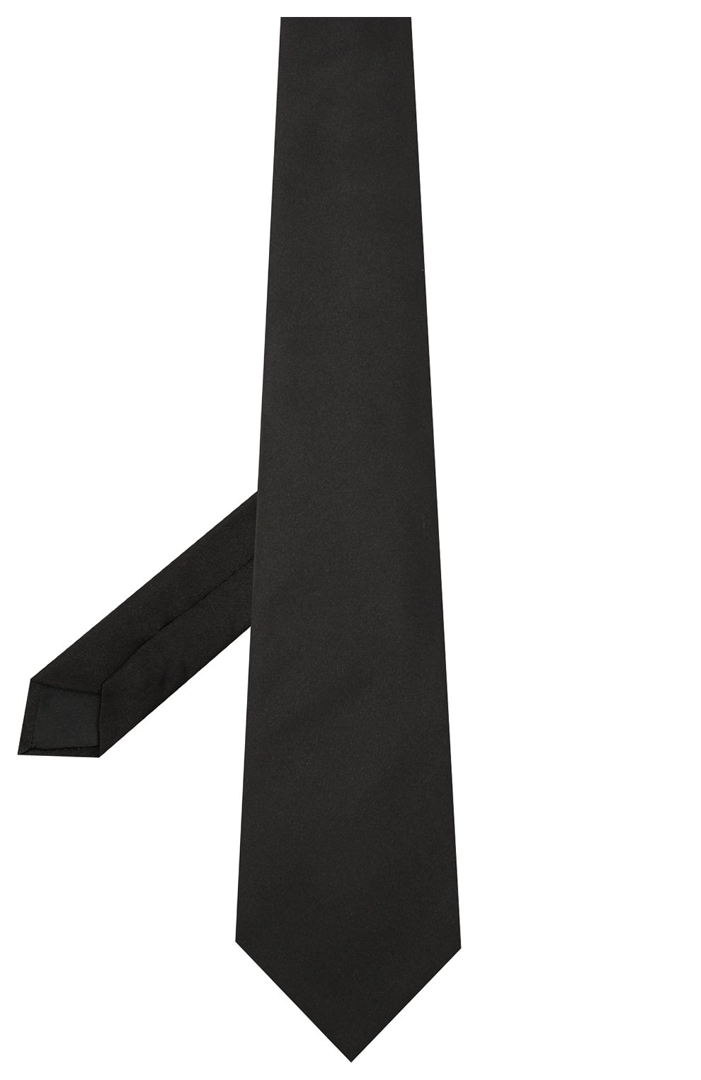 Мужской шелковый галстук LANVIN черного цвета по цене 10850 руб., арт. 3014/TIE | Фото 2 Мужской шелковый галстук LANVIN черного цвета, арт. 3014/TIE | Фото 2