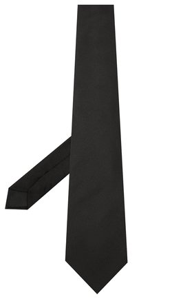 Мужской шелковый галстук LANVIN черного цвета по цене 10850 руб., арт. 3014/TIE | Фото 2 Мужской шелковый галстук LANVIN черного цвета, арт. 3014/TIE | Фото 2