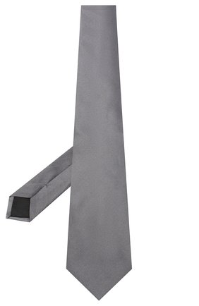 Мужской шелковый галстук LANVIN серого цвета по цене 10850 руб., арт. 3014/TIE | Фото 2 Мужской шелковый галстук LANVIN серого цвета, арт. 3014/TIE | Фото 2