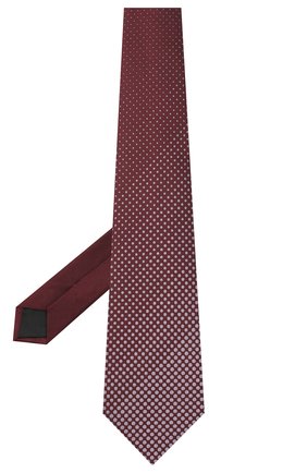 Мужской шелковый галстук LANVIN бордового цвета по цене 10850 руб., арт. 3026/TIE | Фото 2 Мужской шелковый галстук LANVIN бордового цвета, арт. 3026/TIE | Фото 2
