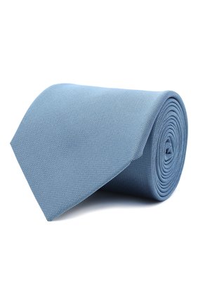 Мужской шелковый галстук LANVIN голубого цвета по цене 10850 руб., арт. 3047/TIE | Фото 1 Мужской шелковый галстук LANVIN голубого цвета, арт. 3047/TIE | Фото 1