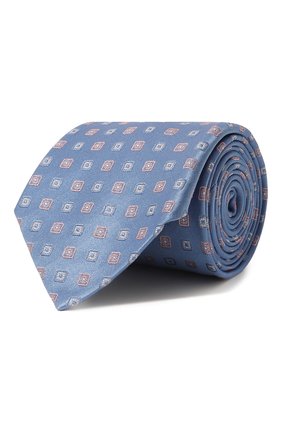 Мужской шелковый галстук LANVIN голубого цвета по цене 10850 руб., арт. 3056/TIE | Фото 1 Мужской шелковый галстук LANVIN голубого цвета, арт. 3056/TIE | Фото 1