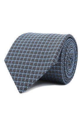 Мужской шелковый галстук LANVIN голубого цвета по цене 10850 руб., арт. 3163/TIE | Фото 1 Мужской шелковый галстук LANVIN голубого цвета, арт. 3163/TIE | Фото 1