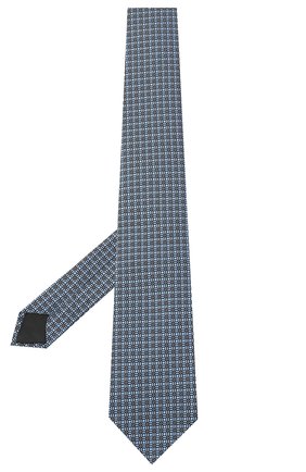 Мужской шелковый галстук LANVIN голубого цвета по цене 10850 руб., арт. 3163/TIE | Фото 2 Мужской шелковый галстук LANVIN голубого цвета, арт. 3163/TIE | Фото 2