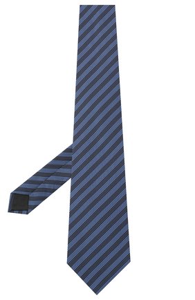 Мужской шелковый галстук LANVIN темно-синего цвета по цене 10850 руб., арт. 3166/TIE | Фото 2 Мужской шелковый галстук LANVIN темно-синего цвета, арт. 3166/TIE | Фото 2