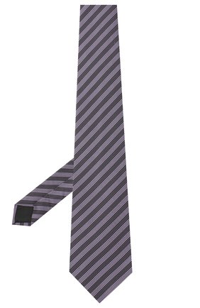Мужской шелковый галстук LANVIN сиреневого цвета по цене 10850 руб., арт. 3166/TIE | Фото 2 Мужской шелковый галстук LANVIN сиреневого цвета, арт. 3166/TIE | Фото 2
