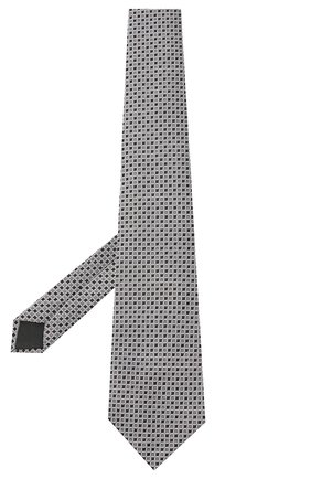 Мужской шелковый галстук LANVIN серого цвета по цене 10850 руб., арт. 3178/TIE | Фото 2 Мужской шелковый галстук LANVIN серого цвета, арт. 3178/TIE | Фото 2
