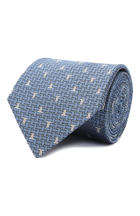Мужской шелковый галстук LANVIN голубого цвета по цене 10850 руб., арт. 3203/TIE | Фото 1 Мужской шелковый галстук LANVIN голубого цвета, арт. 3203/TIE | Фото 1