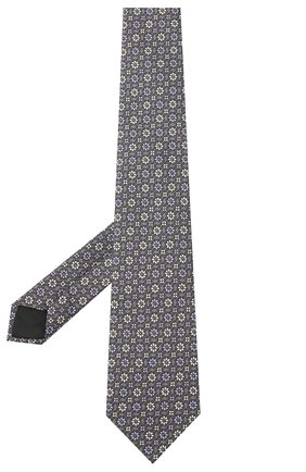 Мужской шелковый галстук LANVIN серого цвета по цене 10850 руб., арт. 3224/TIE | Фото 2 Мужской шелковый галстук LANVIN серого цвета, арт. 3224/TIE | Фото 2