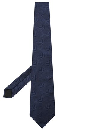 Мужской шелковый галстук LANVIN темно-синего цвета по цене 10850 руб., арт. 3233/TIE | Фото 2 Мужской шелковый галстук LANVIN темно-синего цвета, арт. 3233/TIE | Фото 2