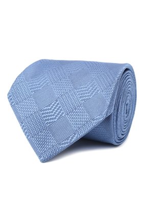 Мужской шелковый галстук LANVIN голубого цвета по цене 10850 руб., арт. 3233/TIE | Фото 1 Мужской шелковый галстук LANVIN голубого цвета, арт. 3233/TIE | Фото 1