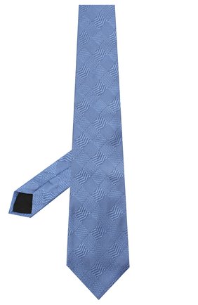 Мужской шелковый галстук LANVIN голубого цвета по цене 10850 руб., арт. 3233/TIE | Фото 2 Мужской шелковый галстук LANVIN голубого цвета, арт. 3233/TIE | Фото 2
