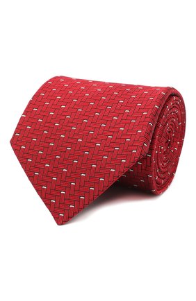 Мужской шелковый галстук LANVIN красного цвета по цене 10850 руб., арт. 3245/TIE | Фото 1 Мужской шелковый галстук LANVIN красного цвета, арт. 3245/TIE | Фото 1