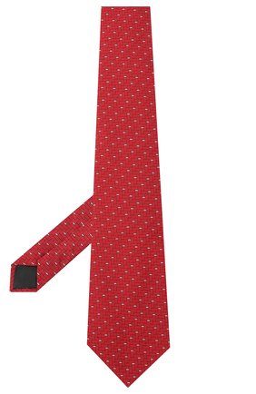 Мужской шелковый галстук LANVIN красного цвета по цене 10850 руб., арт. 3245/TIE | Фото 2 Мужской шелковый галстук LANVIN красного цвета, арт. 3245/TIE | Фото 2