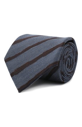 Мужской галстук из шелка и шерсти ERMENEGILDO ZEGNA синего цвета по цене 15200 руб., арт. Z8E33/18H | Фото 1 Мужской галстук из шелка и шерсти ERMENEGILDO ZEGNA синего цвета, арт. Z8E33/18H | Фото 1