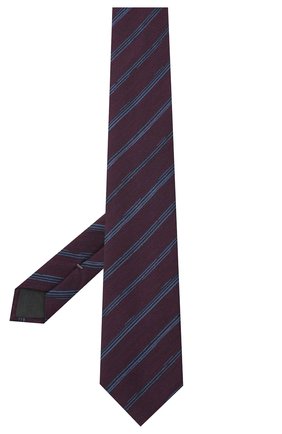 Мужской галстук из шелка и шерсти ERMENEGILDO ZEGNA фиолетового цвета по цене 15200 руб., арт. Z8E33/18H | Фото 2 Мужской галстук из шелка и шерсти ERMENEGILDO ZEGNA фиолетового цвета, арт. Z8E33/18H | Фото 2