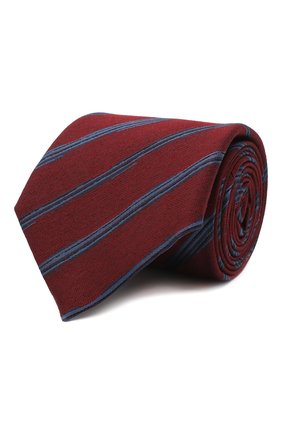 Мужской галстук из шелка и шерсти ERMENEGILDO ZEGNA красного цвета по цене 15200 руб., арт. Z8E33/18H | Фото 1 Мужской галстук из шелка и шерсти ERMENEGILDO ZEGNA красного цвета, арт. Z8E33/18H | Фото 1