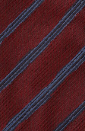 Мужской галстук из шелка и шерсти ERMENEGILDO ZEGNA красного цвета по цене 15200 руб., арт. Z8E33/18H | Фото 3 Мужской галстук из шелка и шерсти ERMENEGILDO ZEGNA красного цвета, арт. Z8E33/18H | Фото 3