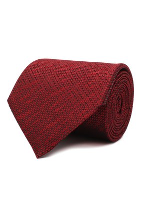 Мужской шелковый галстук ERMENEGILDO ZEGNA красного цвета по цене 15850 руб., арт. Z8E42/1UM | Фото 1 Мужской шелковый галстук ERMENEGILDO ZEGNA красного цвета, арт. Z8E42/1UM | Фото 1