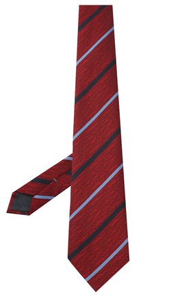 Мужской шелковый галстук ERMENEGILDO ZEGNA красного цвета по цене 15850 руб., арт. Z8E42/1UM | Фото 2 Мужской шелковый галстук ERMENEGILDO ZEGNA красного цвета, арт. Z8E42/1UM | Фото 2